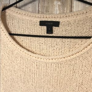 J. Crew size S ivory cotton sweater